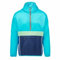 TECA HALF-ZIP WINDBREAKER Sea Salt