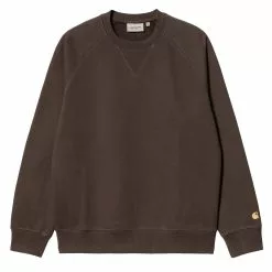 CHASE SWEAT Dark Umber / Gold