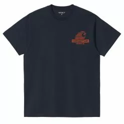 MECHANIC T-SHIRT Dark Navy / Brick
