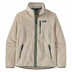 RETRO PILE FLEECE JACKET Dark Natural