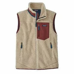 CLASSIC RETRO-X FLEECE VEST Dark Natural W/ Sequoia Red