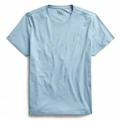 GARMENT-DYED CREWNECK T-SHIRT Light Blue