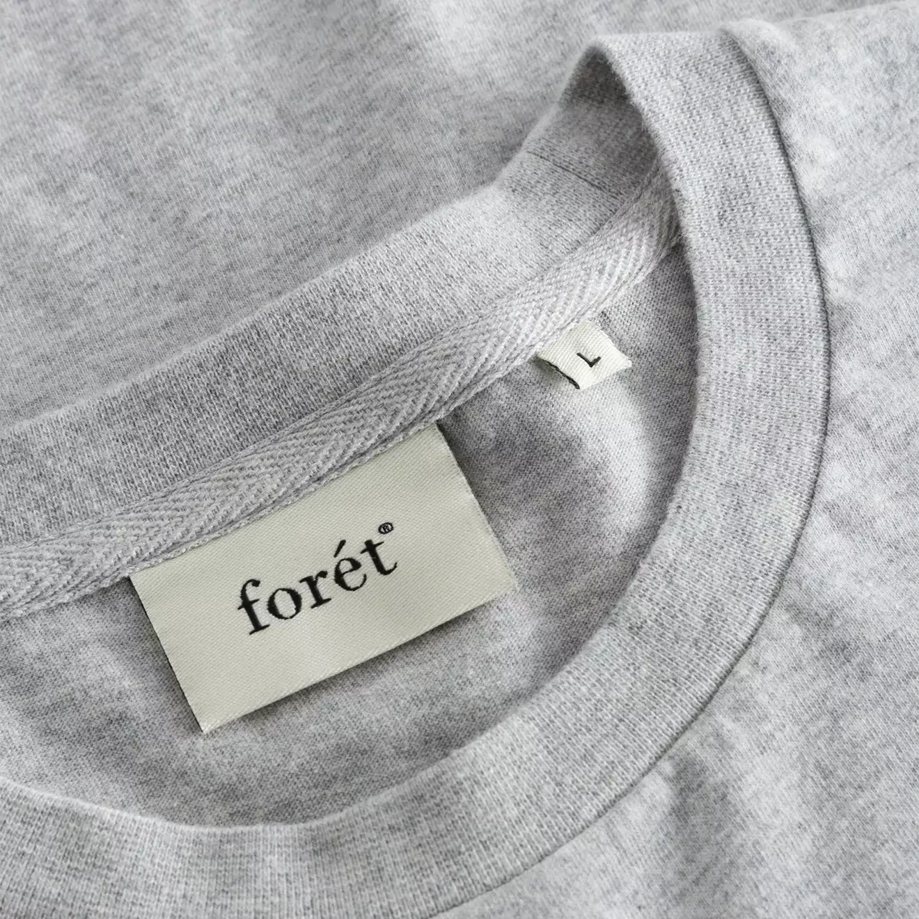 HILL LONG SLEEVE T-SHIRT Light Grey Melange - Image 4