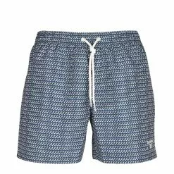 DIAMOND GEO SWIM SHORTS Navy