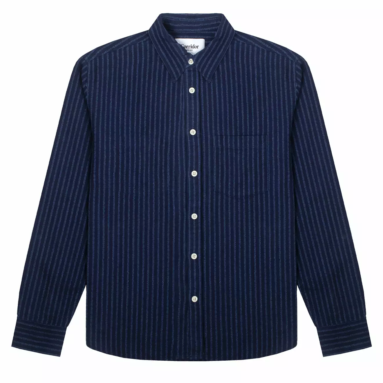 INDIGO BENGAL STRIPE SHIRT Navy