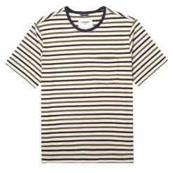 ORGANIC STRIPED T-SHIRT Natural