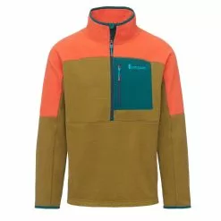ABRAZO HALF ZIP FLEECE JACKET Canyon / Oak