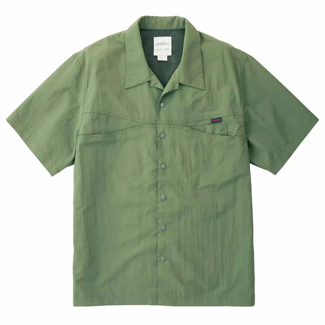 NYLON CAMP SHIRT Olive