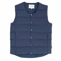 QUILTED VEST - Navy