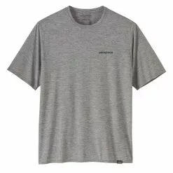 CAPILENE COOL DAILY GRAPHIC SHIRT Boardshort Logo Abalone Blue / Feather Grey