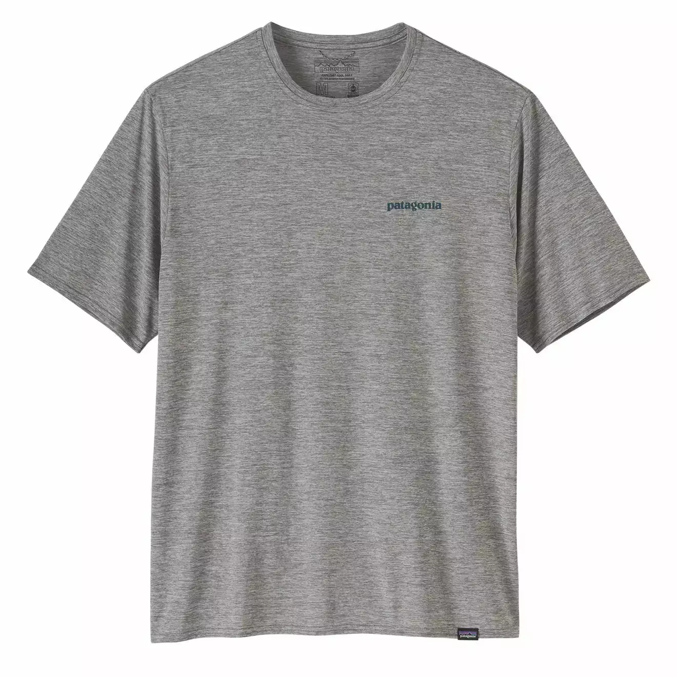 CAPILENE COOL DAILY GRAPHIC SHIRT Boardshort Logo Abalone Blue / Feather Grey