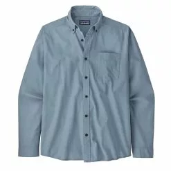L/S DAILY SHIRT Chambray / Pigeon Blue