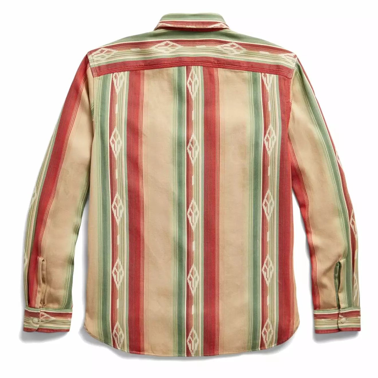 SOUTHWESTERN JACQUARD WORKSHIRT RI-494 Tan / Multi - Image 2