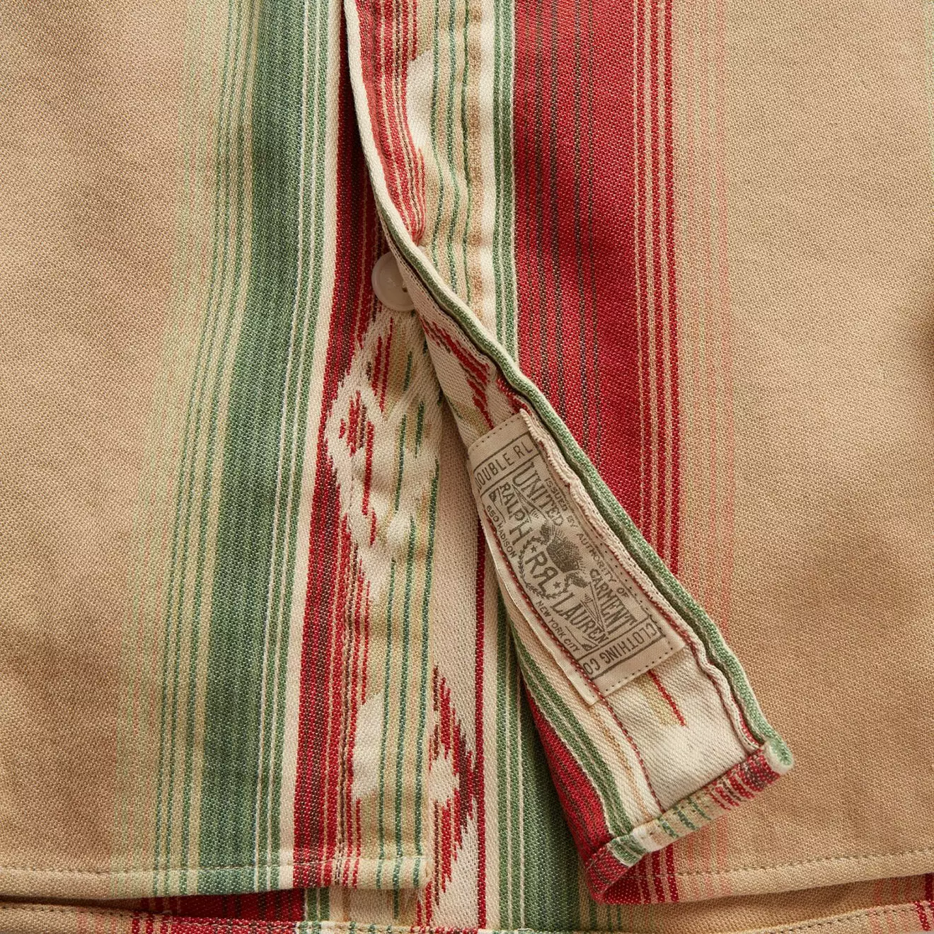 SOUTHWESTERN JACQUARD WORKSHIRT RI-494 Tan / Multi - Image 5