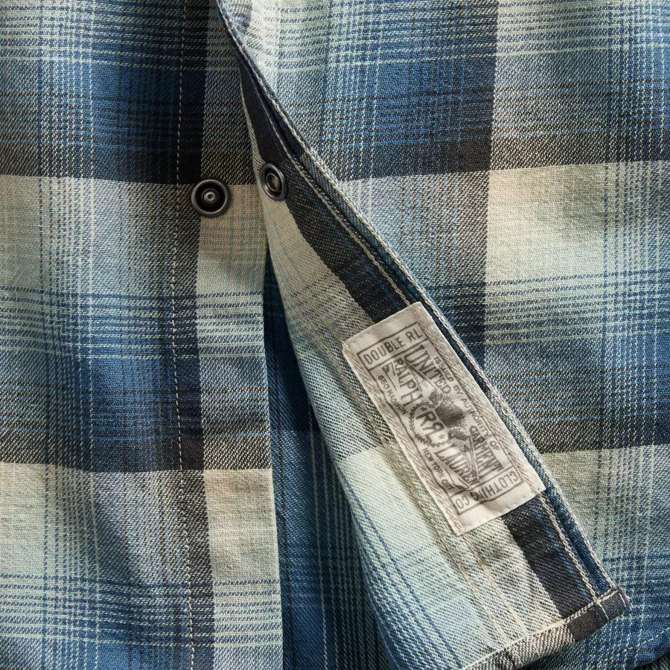 WRANGLER LS SPORT SHIRT Blue - Image 5