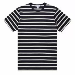CLASSIC T-SHIRT Navy / Ecru Breton Stripe