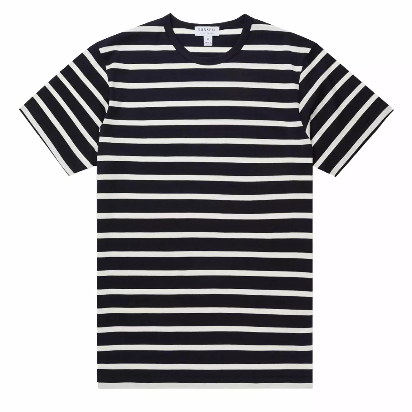 CLASSIC T-SHIRT Navy / Ecru Breton Stripe