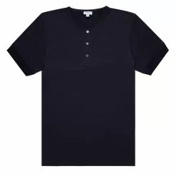 HENLEY T-SHIRT Navy