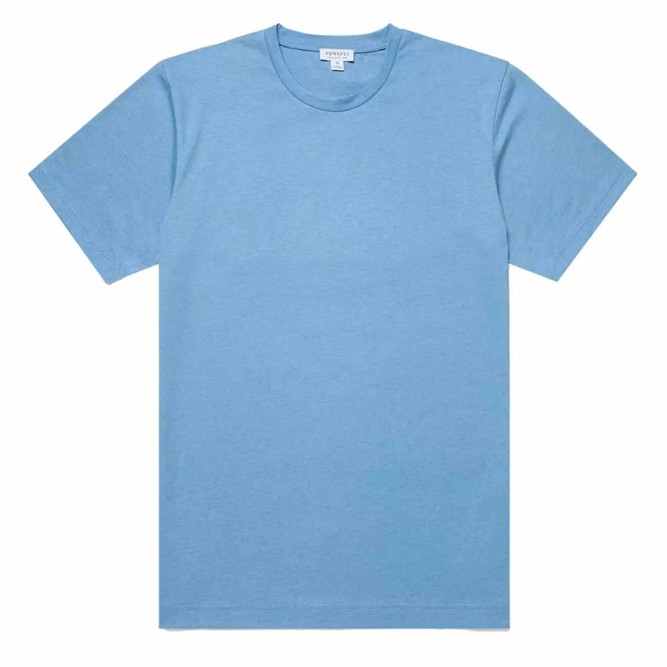 RIVIERA ORGANIC T-SHIRT Blue Mist Melange